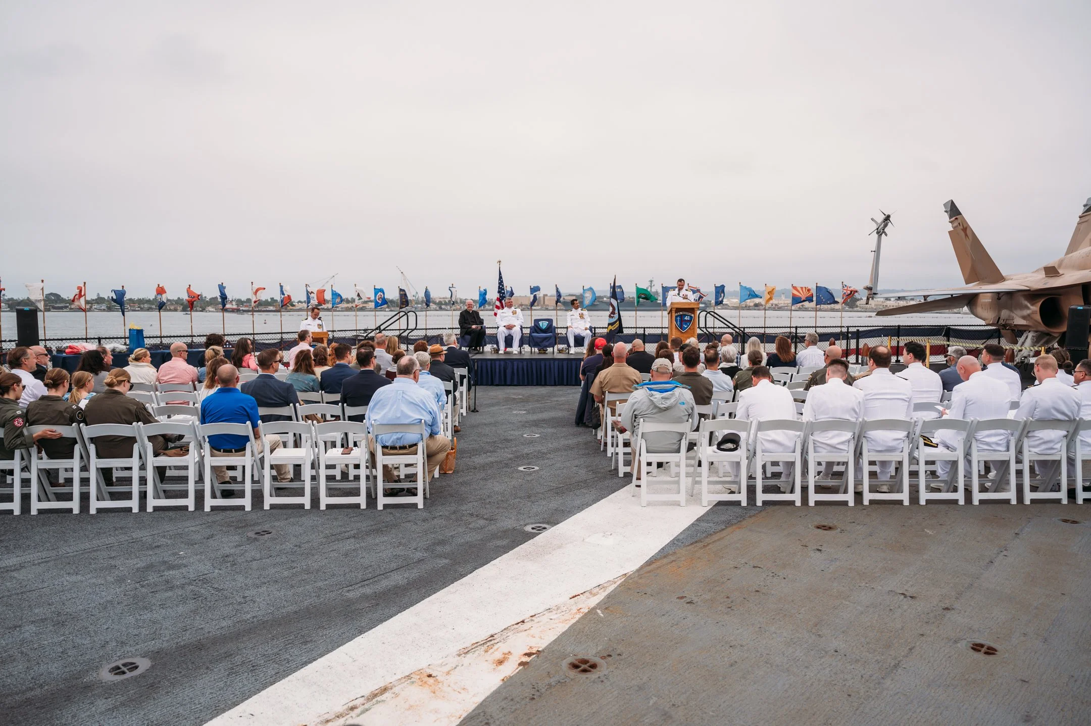 US Navy Retirement Ceremony USS Midway