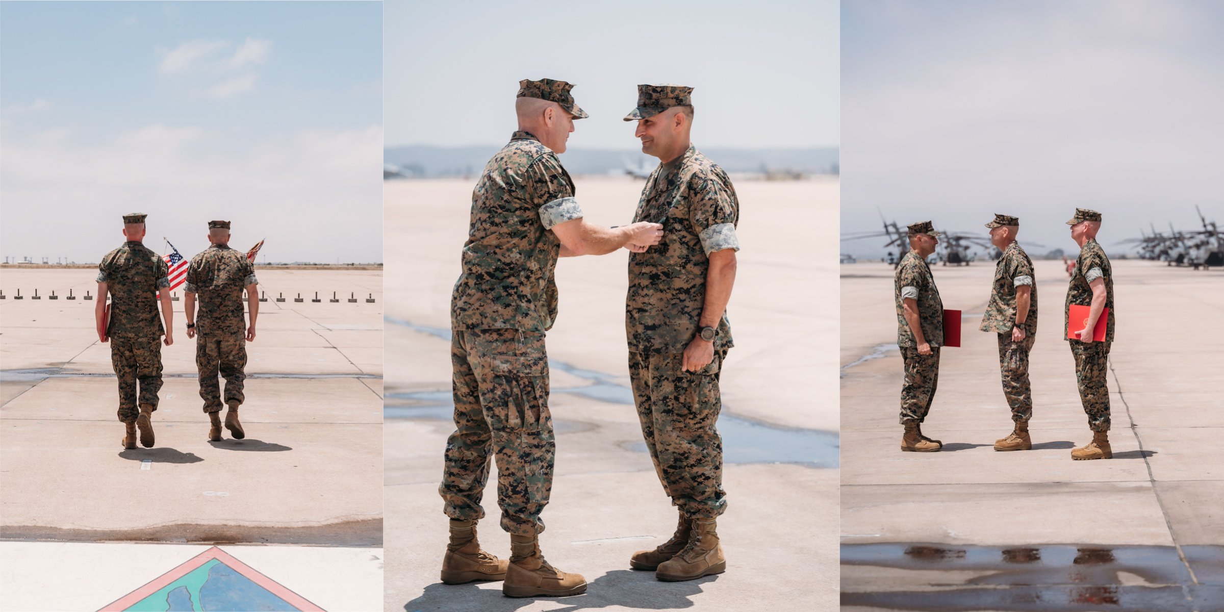 marine retirement photography San Diego