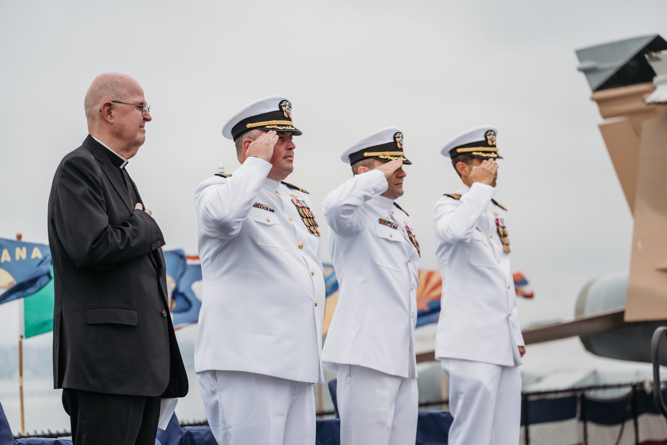 US Navy Retirement Ceremony USS Midway