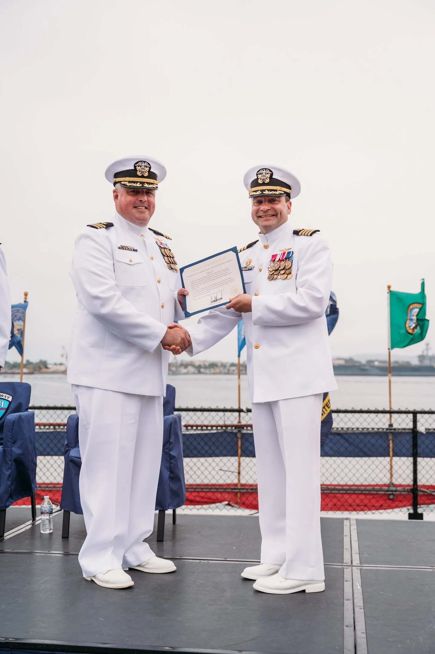 US Navy Retirement Ceremony USS Midway