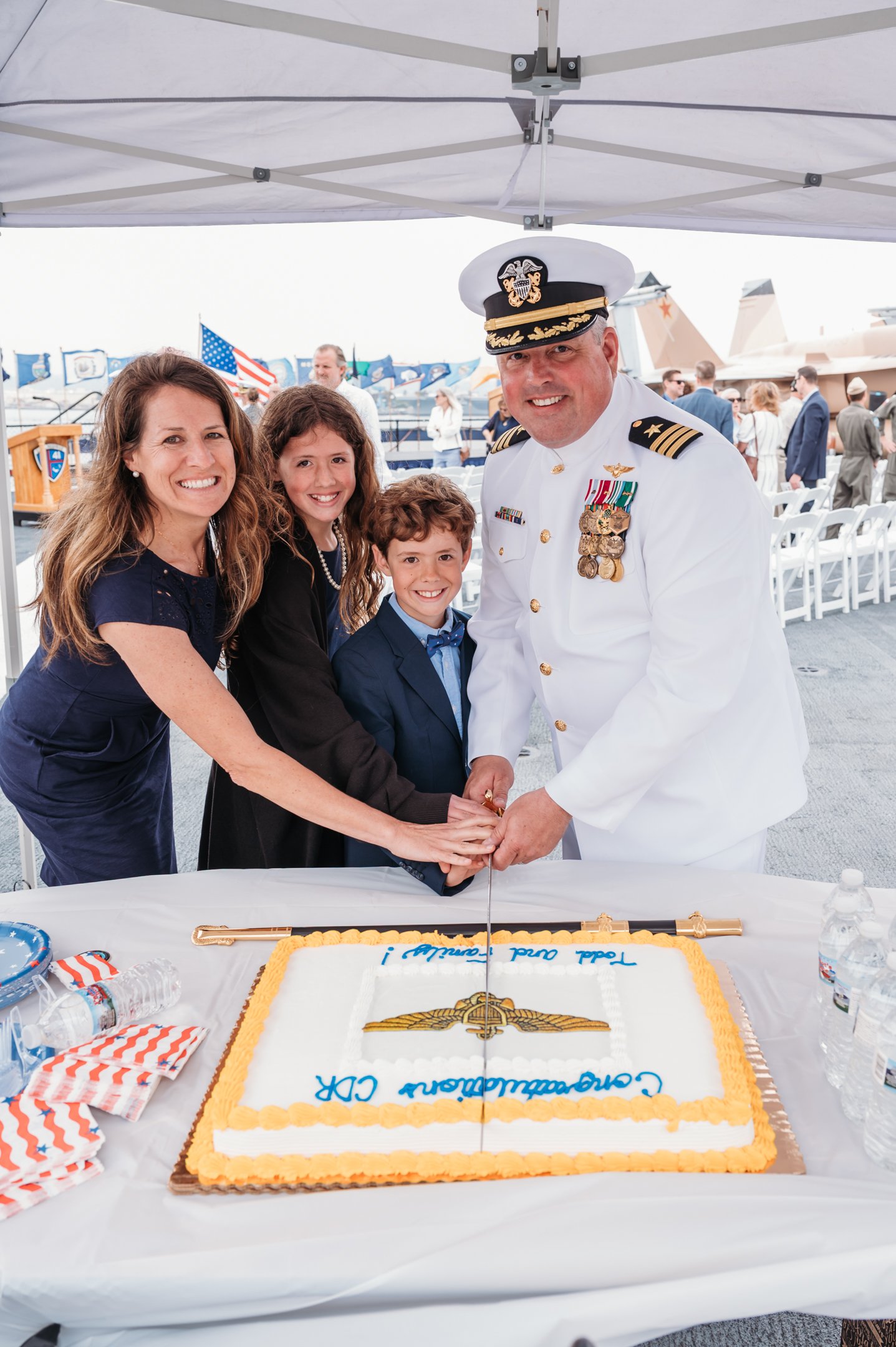 US Navy Retirement Ceremony USS Midway