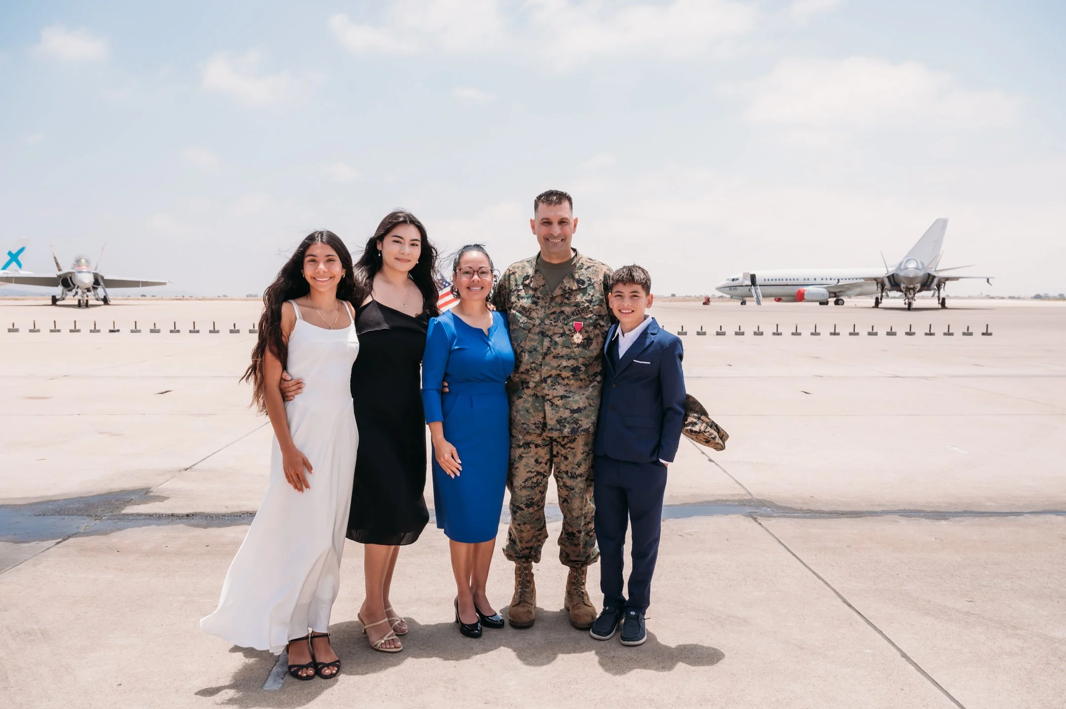 marine retirement photography San Diego