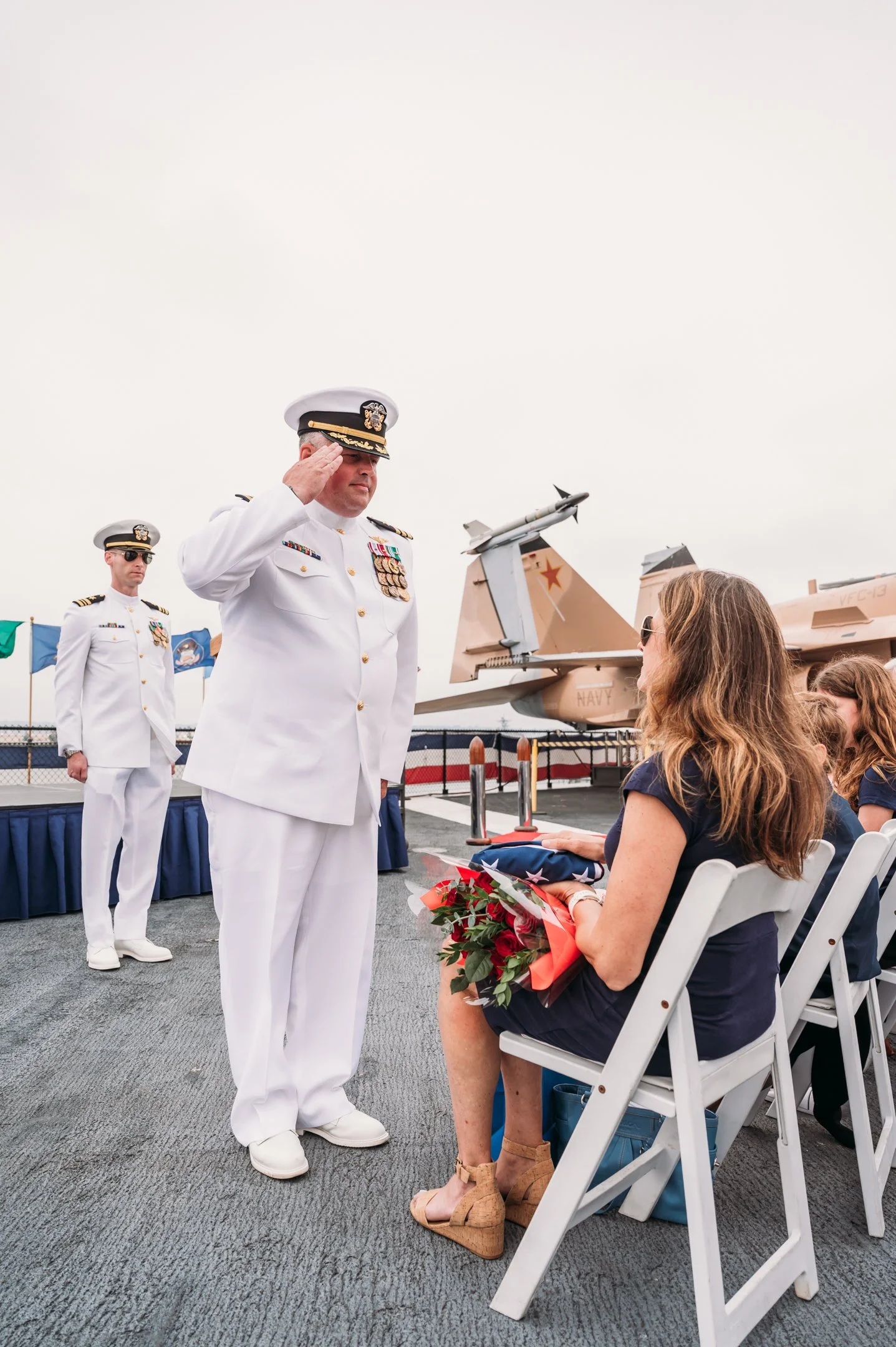 US Navy Retirement Ceremony USS Midway