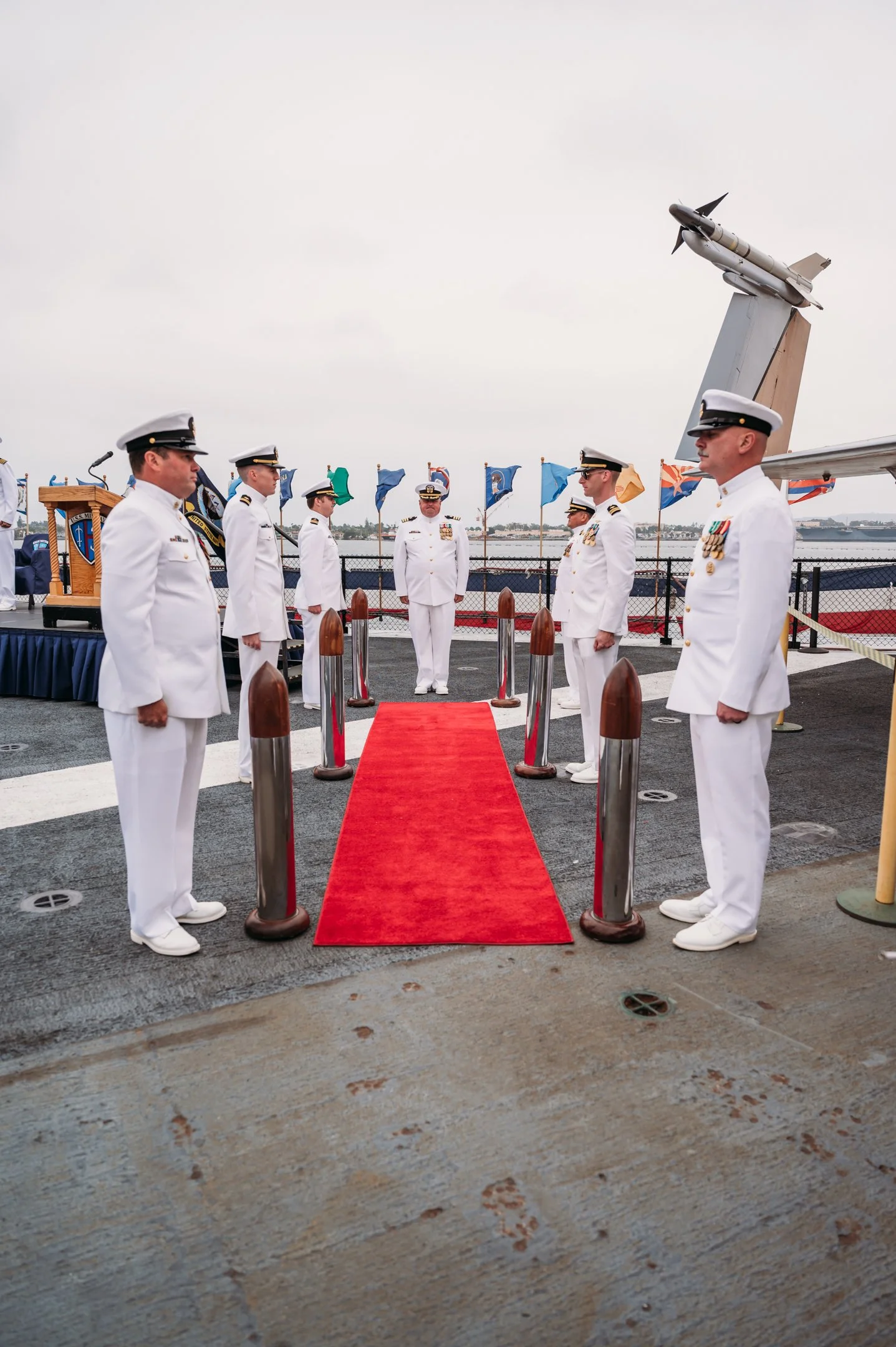 US Navy Retirement Ceremony USS Midway