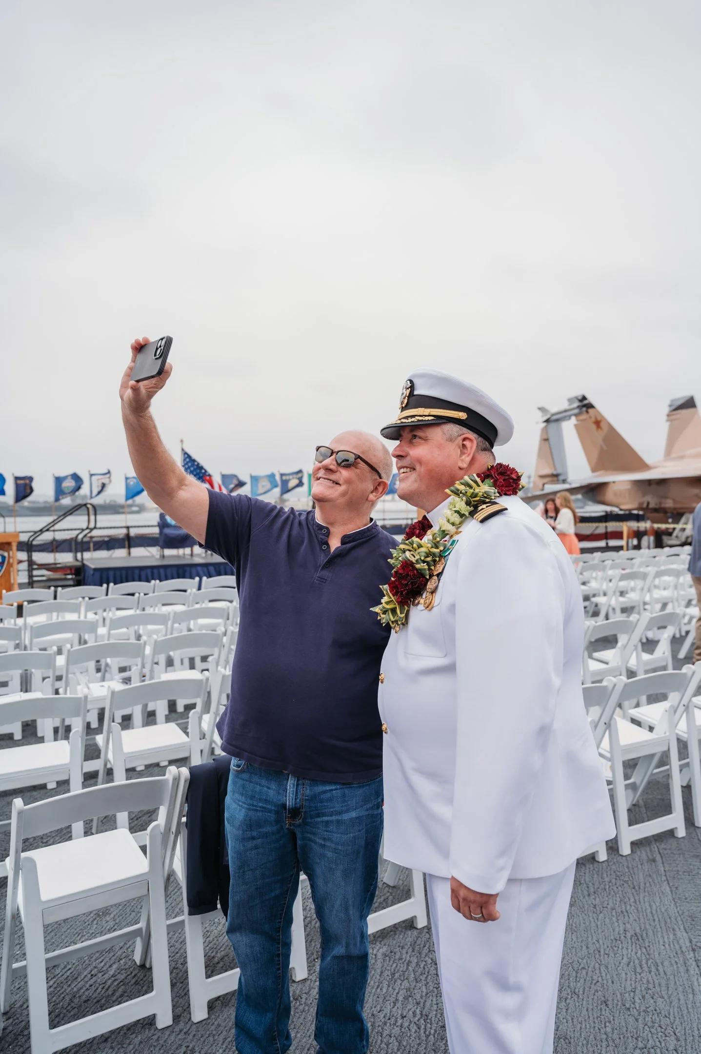 US Navy Retirement Ceremony USS Midway
