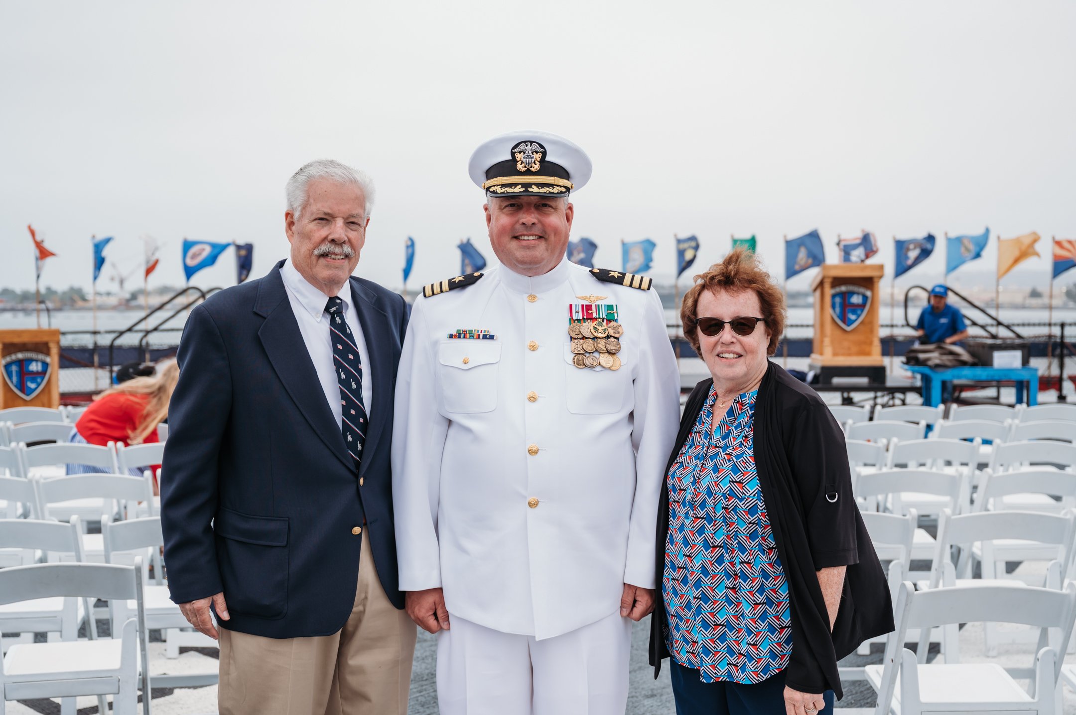 US Navy Retirement Ceremony USS Midway