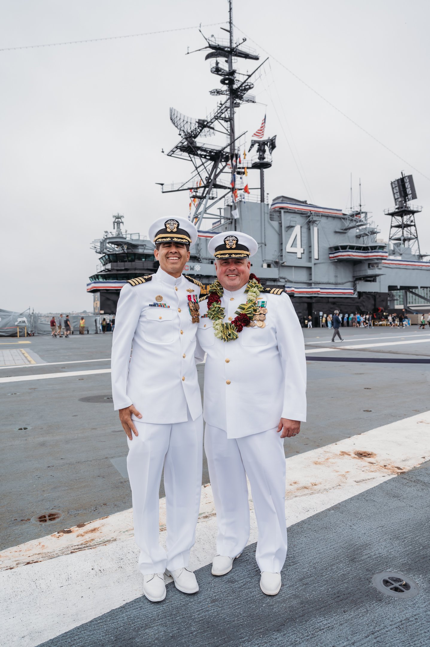 US Navy Retirement Ceremony USS Midway
