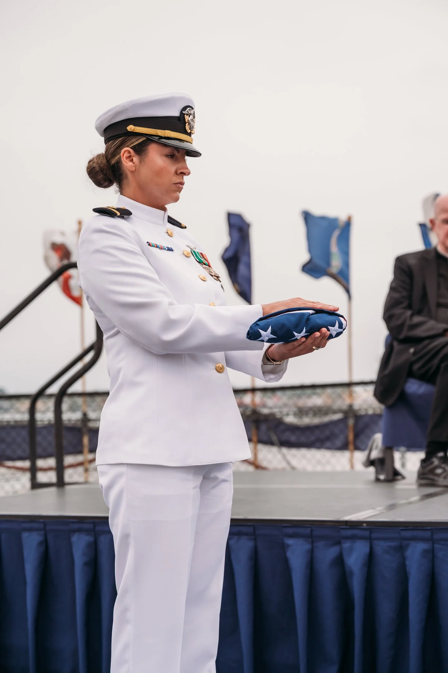 US Navy Retirement Ceremony USS Midway