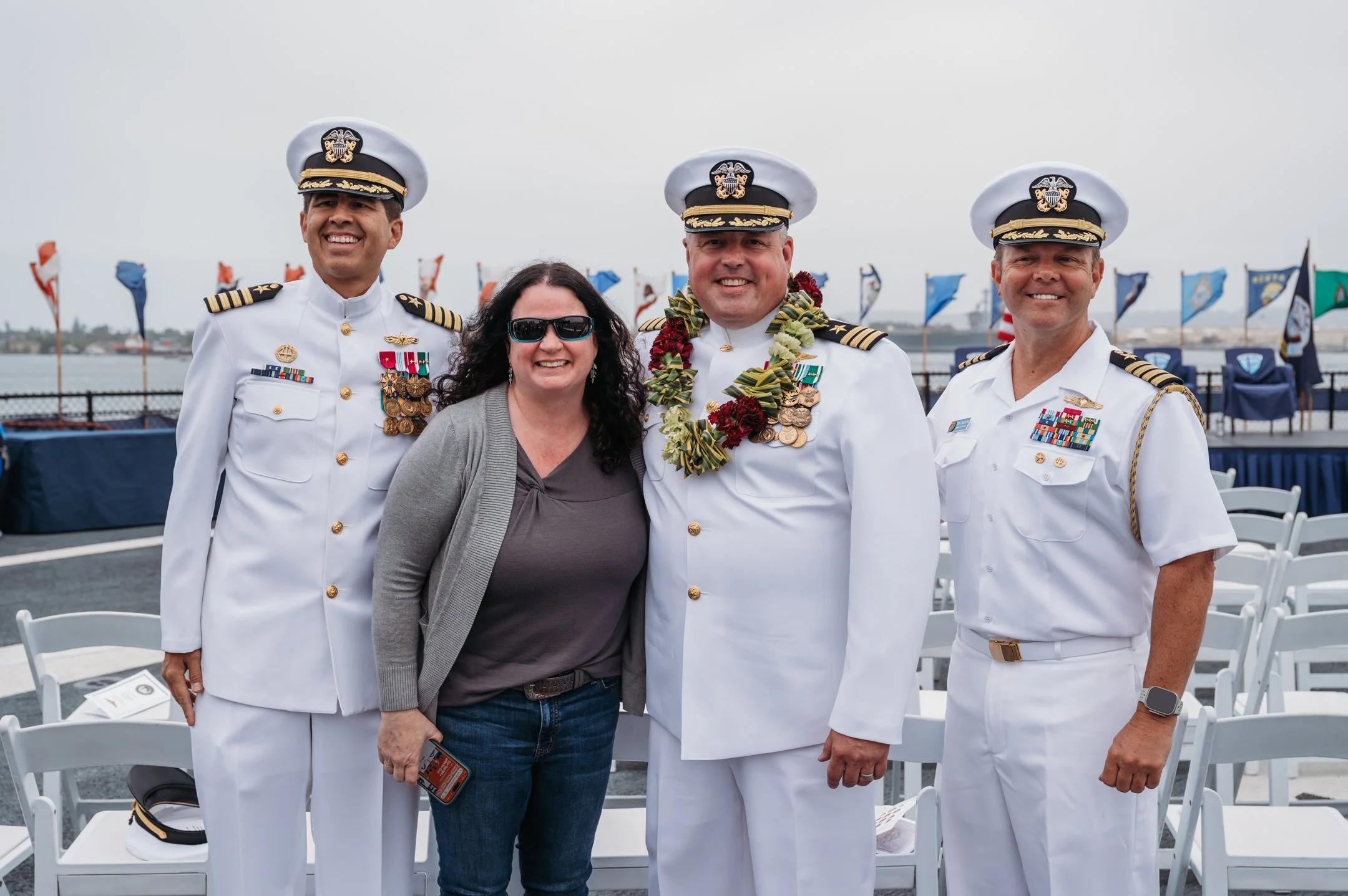 US Navy Retirement Ceremony USS Midway