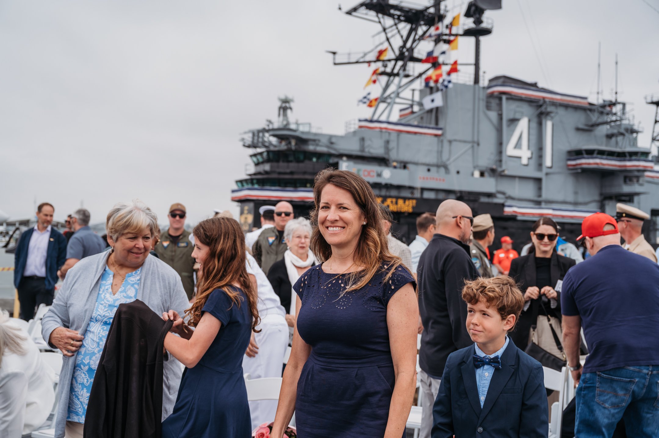 US Navy Retirement Ceremony USS Midway