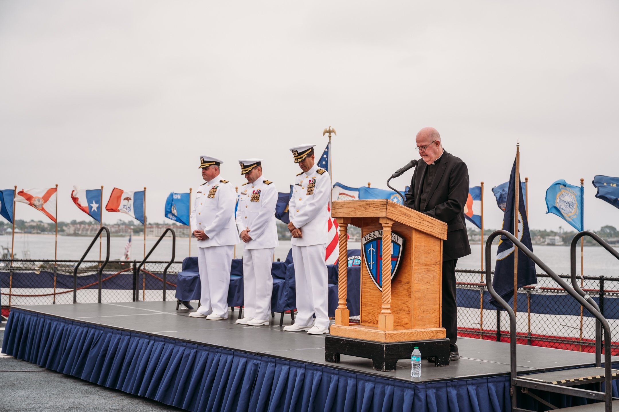 US Navy Retirement Ceremony USS Midway