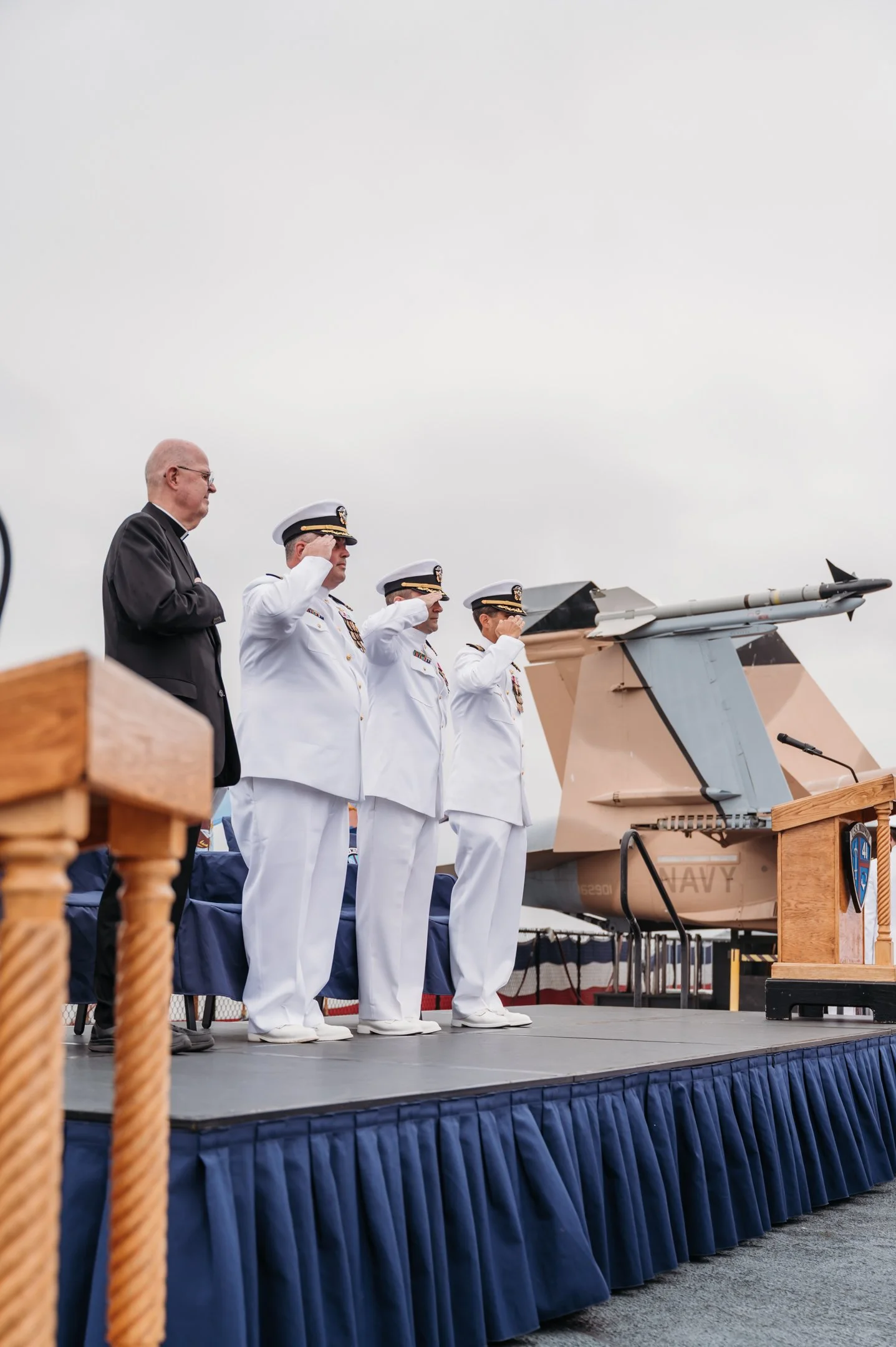 US Navy Retirement Ceremony USS Midway