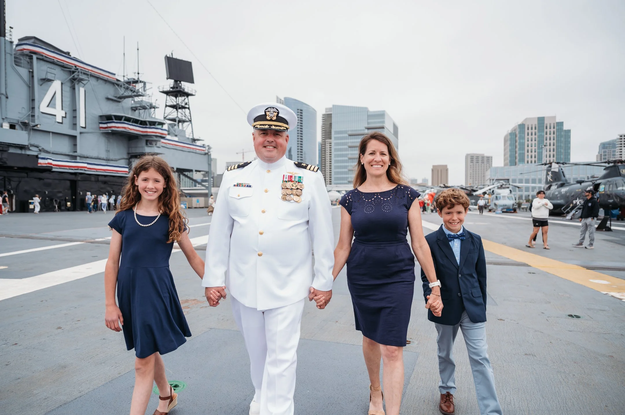 military retirement aboard the USS Midway