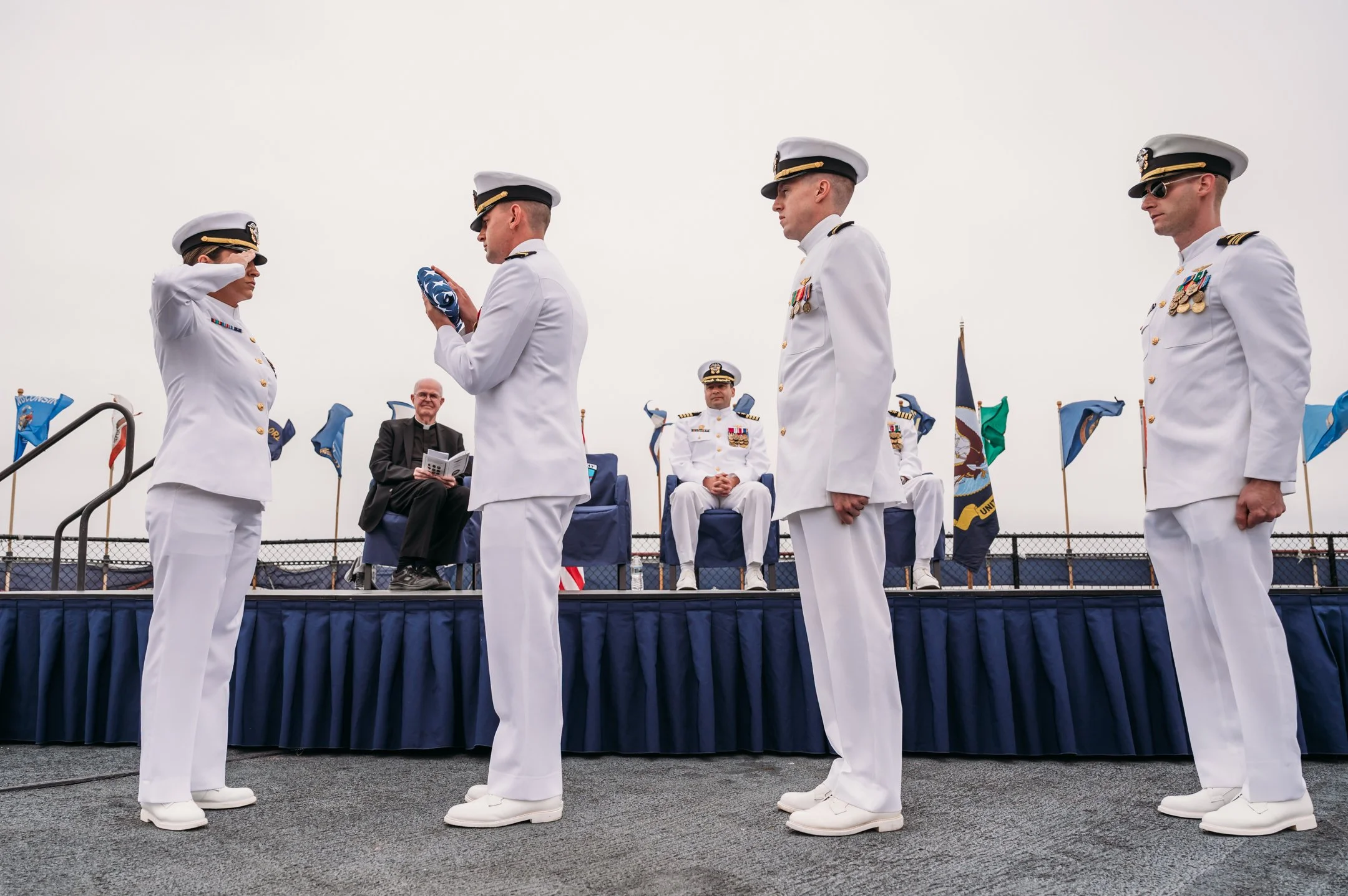 US Navy Retirement Ceremony USS Midway