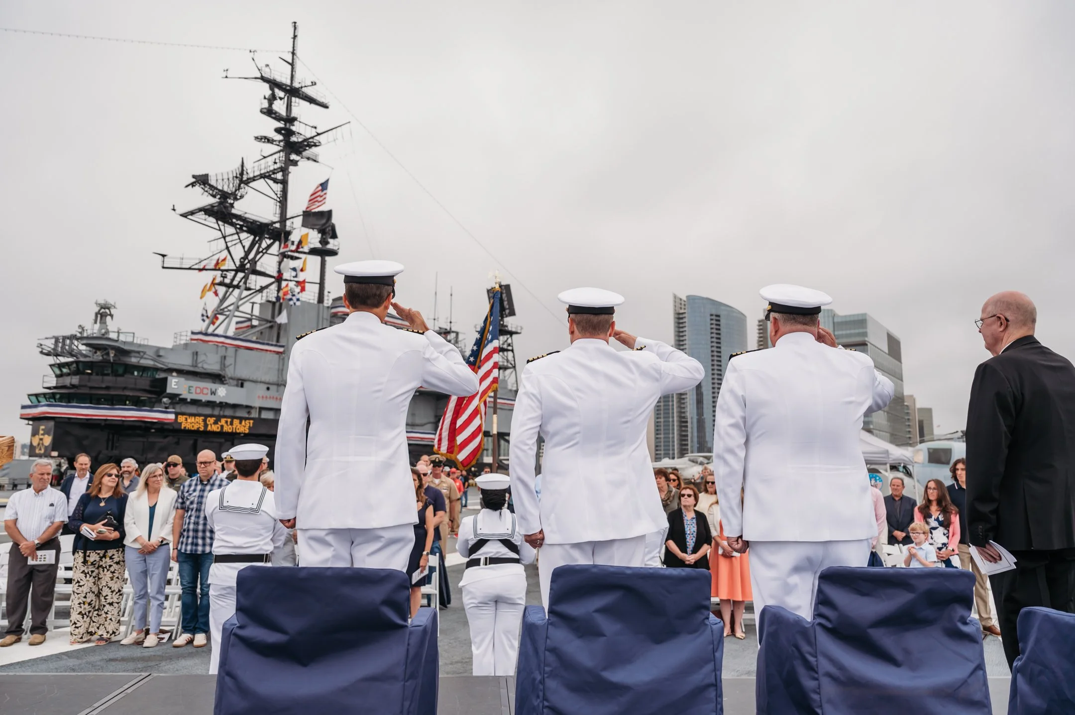 US Navy Retirement Ceremony USS Midway