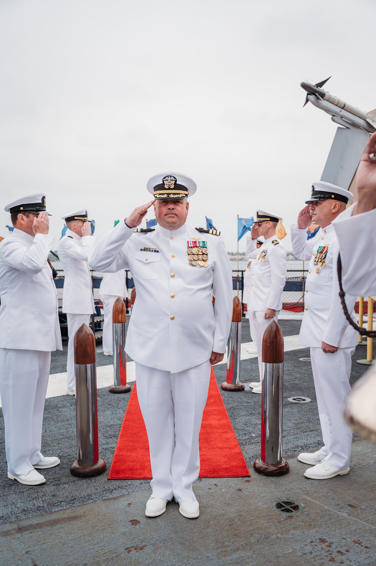US Navy Retirement Ceremony USS Midway