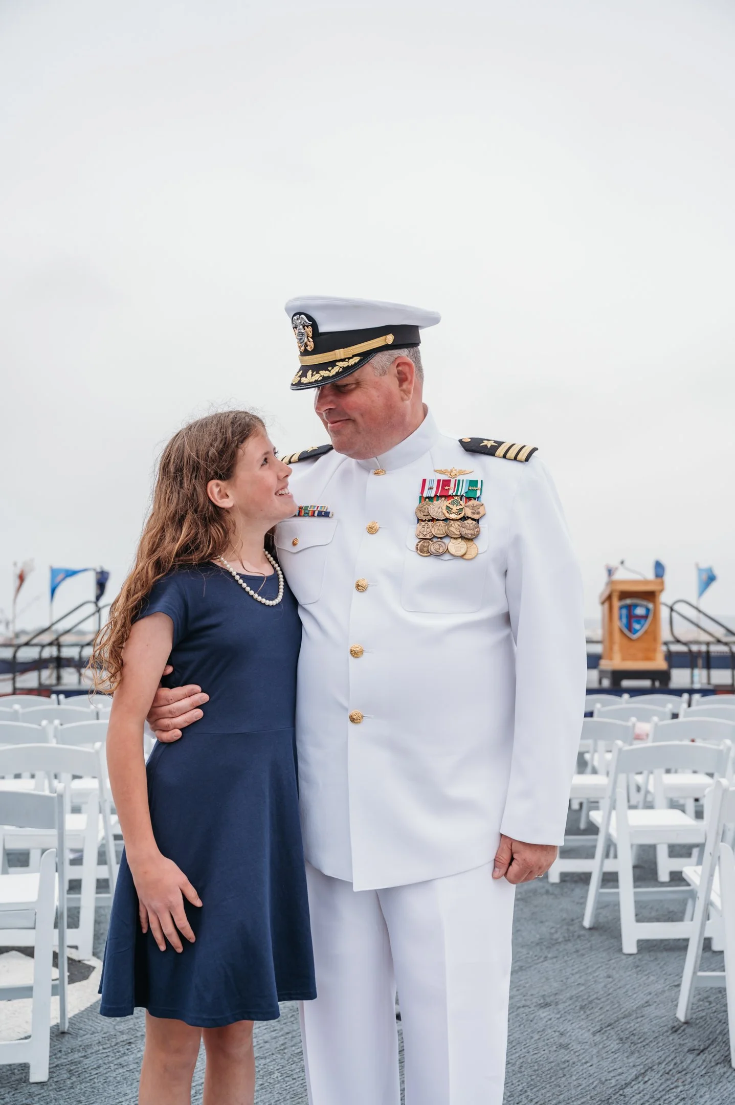 US Navy Retirement Ceremony USS Midway
