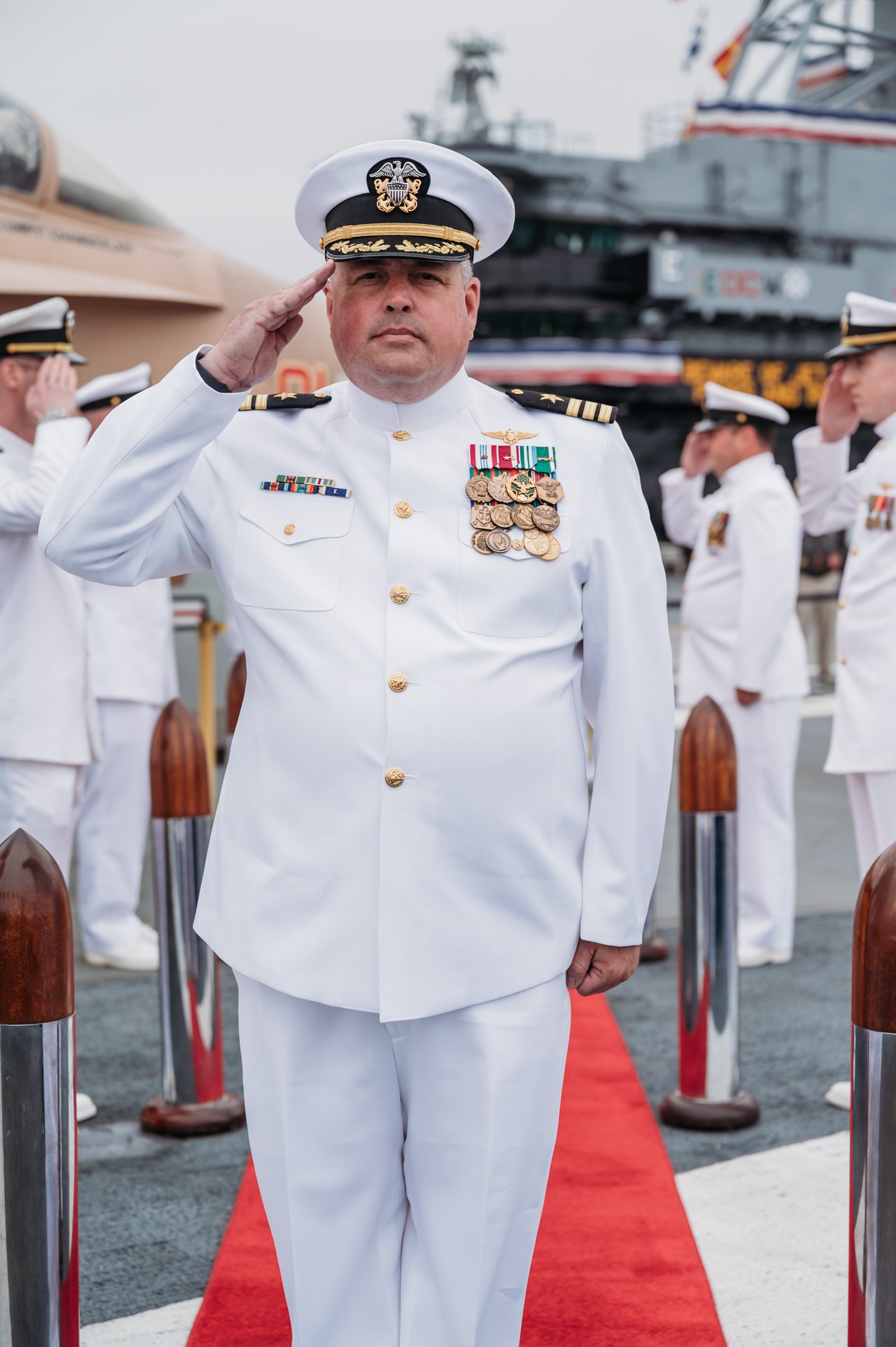 US Navy Retirement Ceremony USS Midway