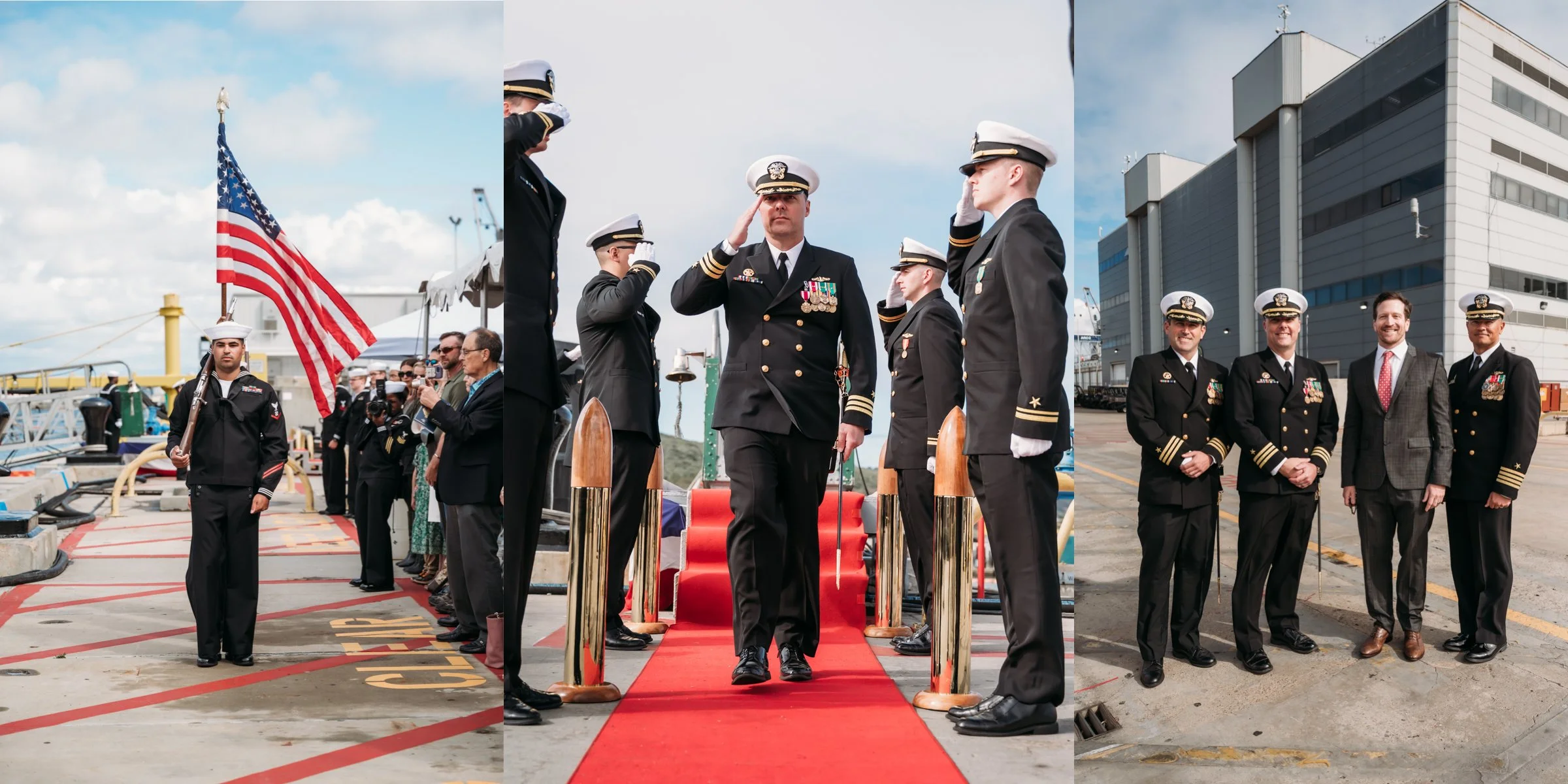 Military change of command ceremony san diego point loma navy base ca