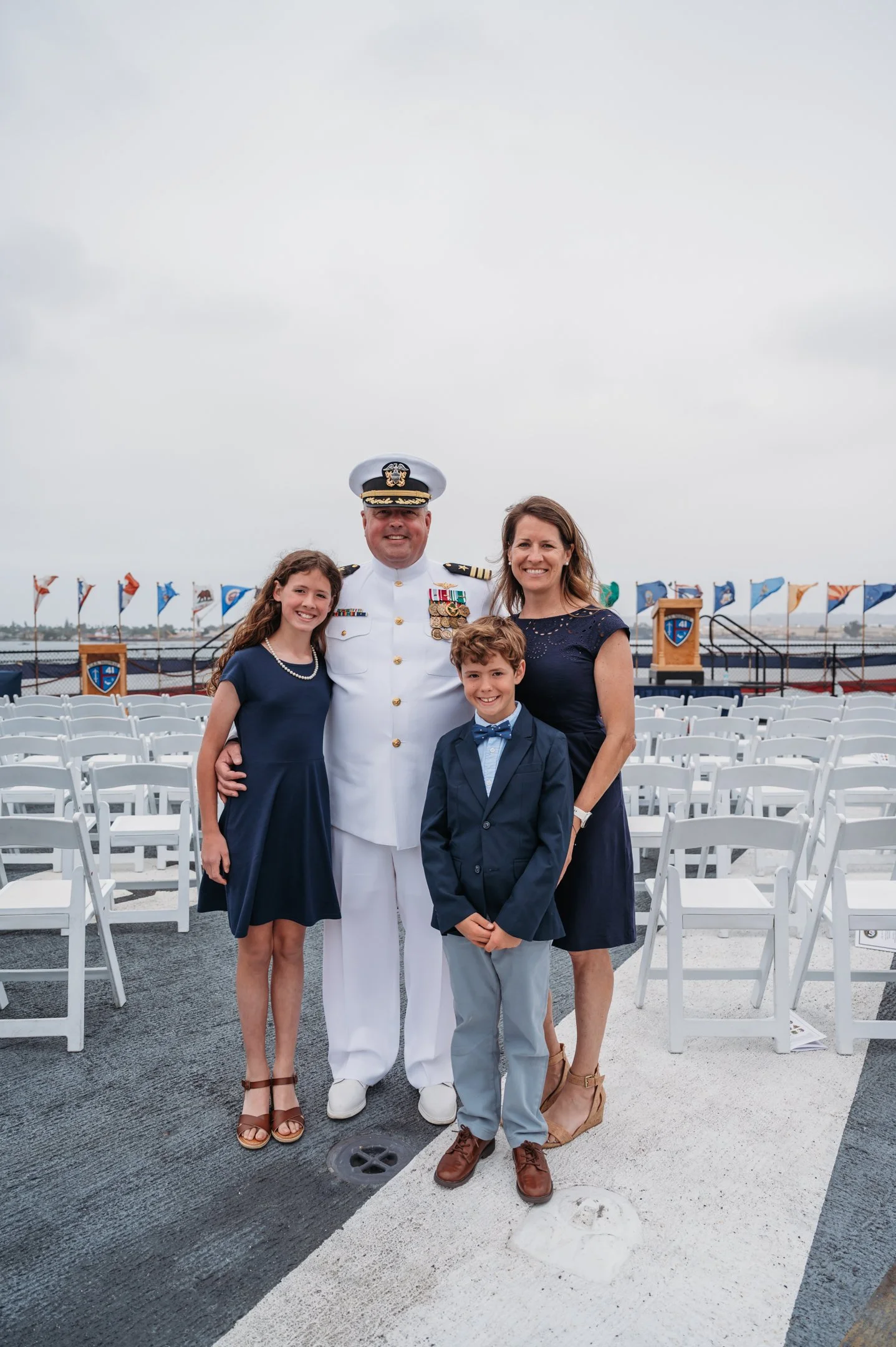 US Navy Retirement Ceremony USS Midway