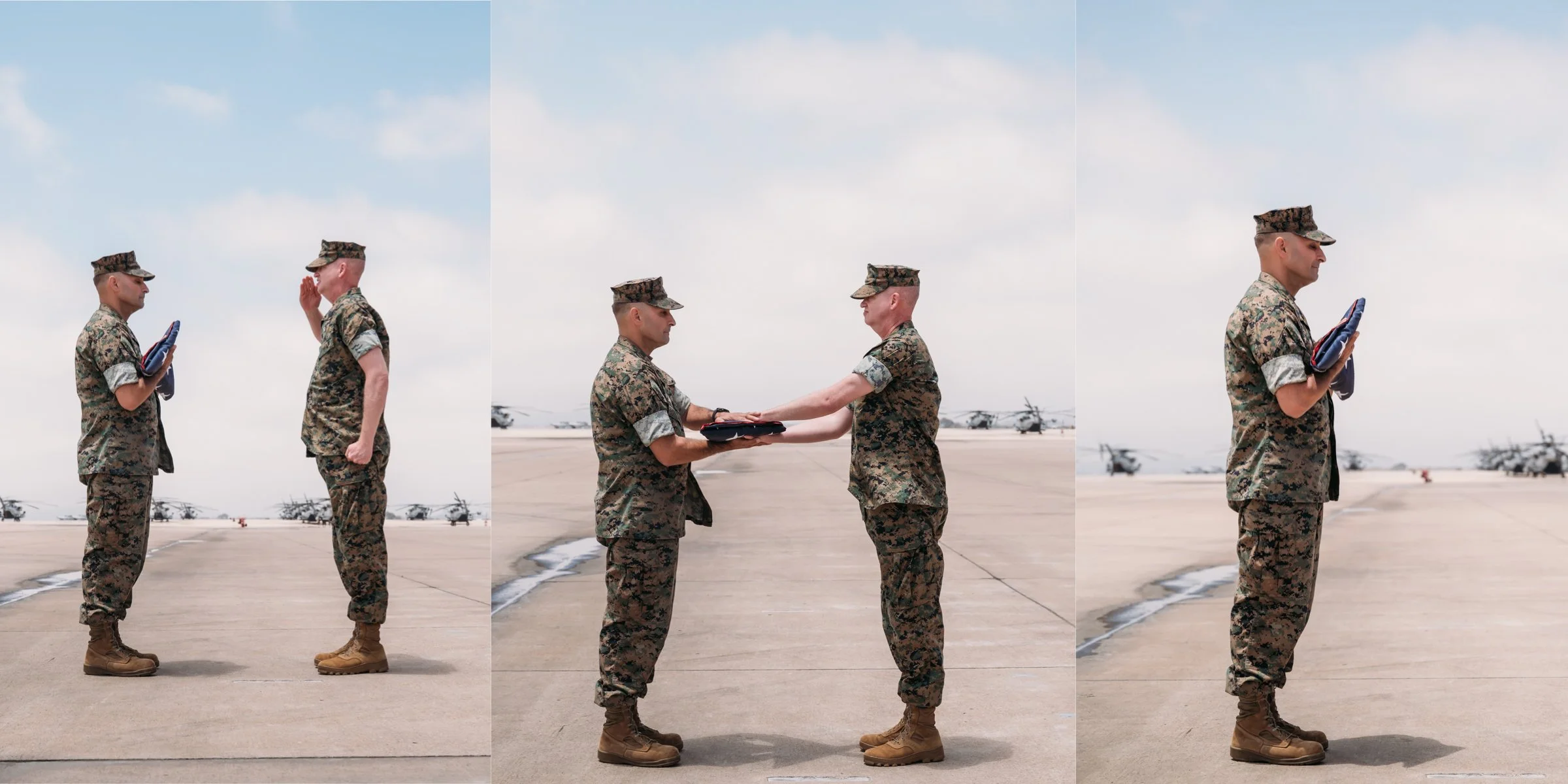 marine retirement photography San Diego