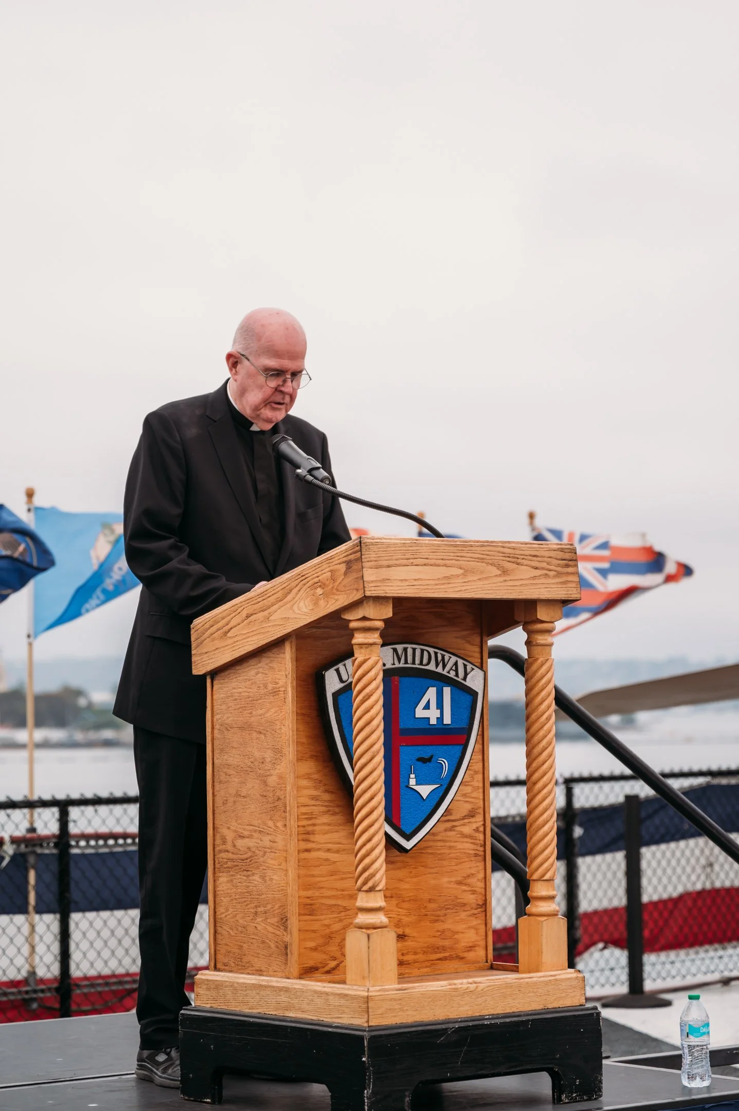 US Navy Retirement Ceremony USS Midway