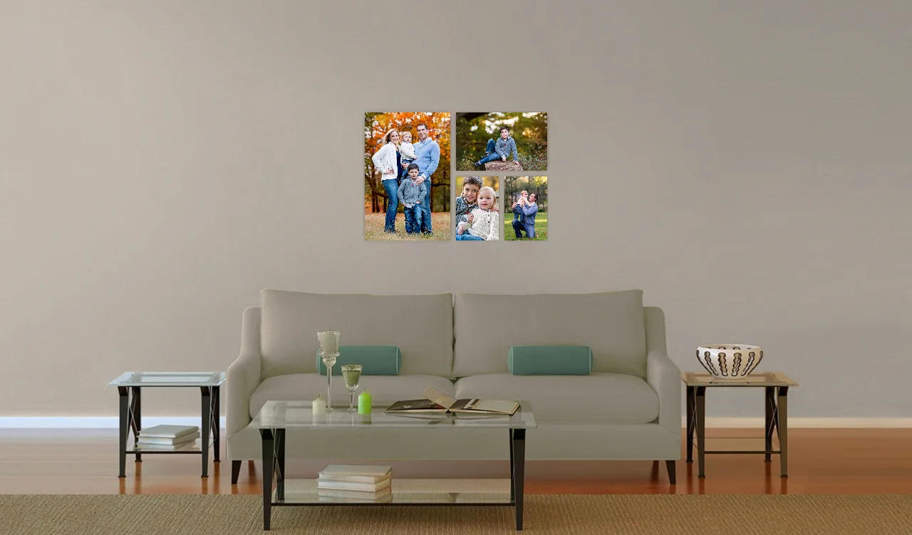 SHOWCASE (1) 16x24, (1) 11x17, (2) 8x12 Canvas Wrap .... $765 OR (1) 16x24, (1) 11x17, (2) 8x12 ThinWrap .... $500