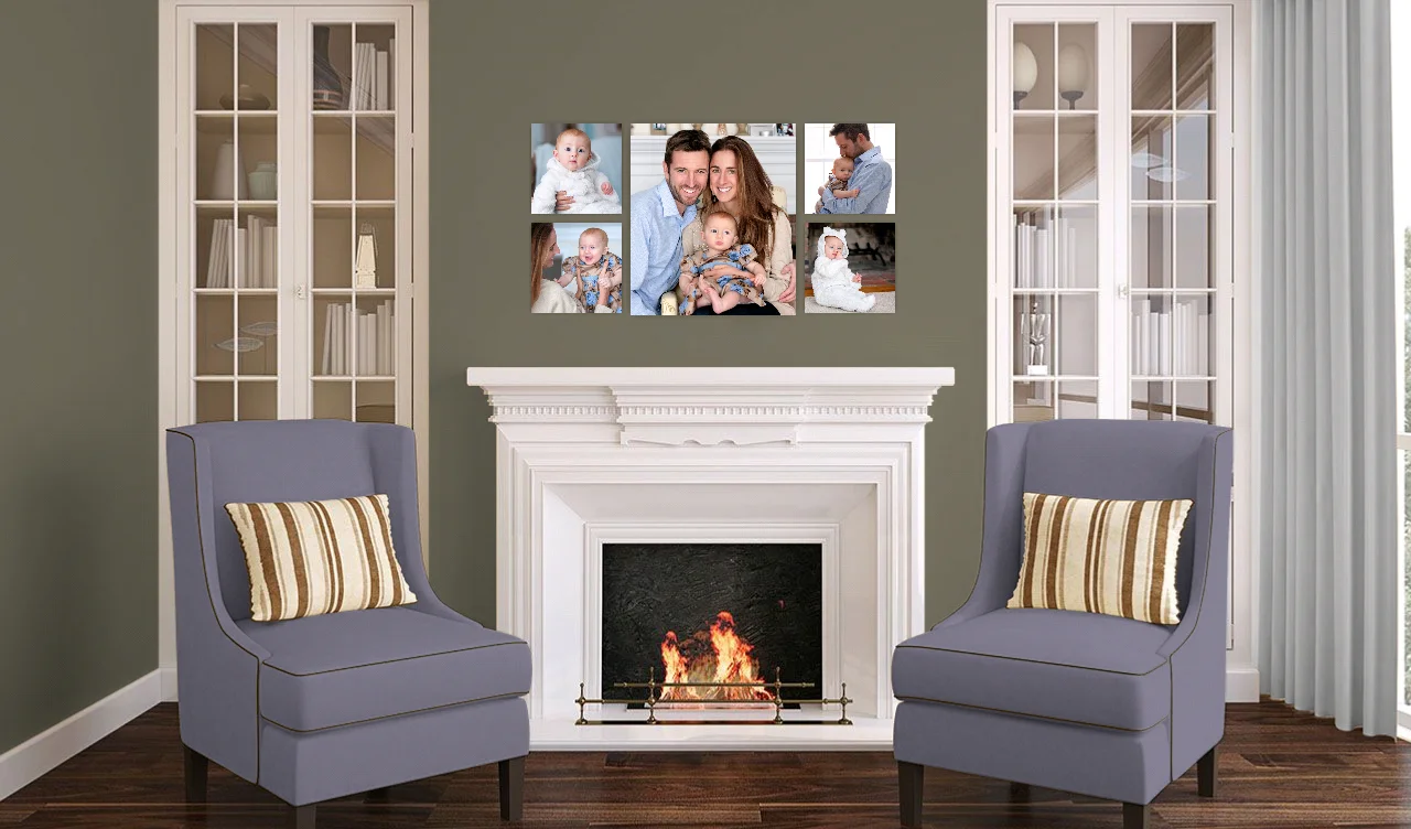 TIMELESS (1) 20x24, (4) 11.5x11.5 Canvas Wrap .... $1,000 OR (1) 20x24, (4) 11.5x11.5 ThinWrap .... $575