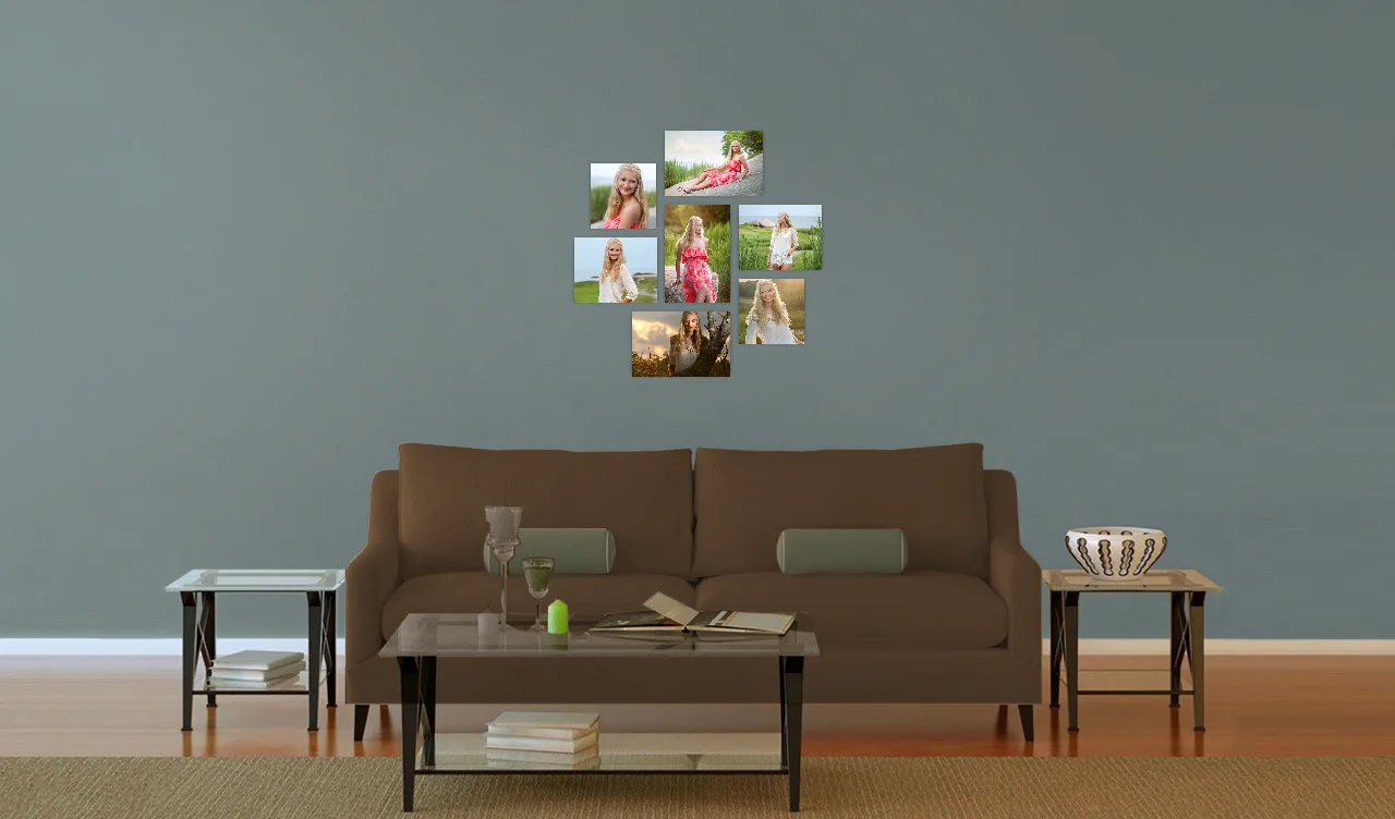 BLOSSOM (3) 8x12, (2) 8x10, (2) 8x8 Canvas Wrap .... $1,000 OR (3) 8x12, (2) 8x10, (2) 8x8 ThinWrap .... $545