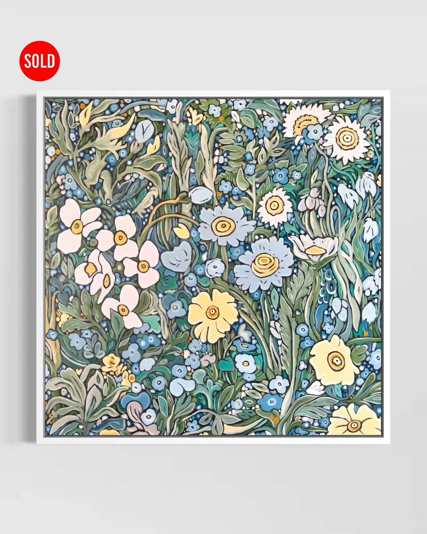 🔴SOLD!! I am beyond excited to share that "Genesis Garden" was sold to an amazing new family collection at Artexpo New York. I am truly humbled and deeply grateful for these new collectors for loving and investing in my artwork. I cannot w