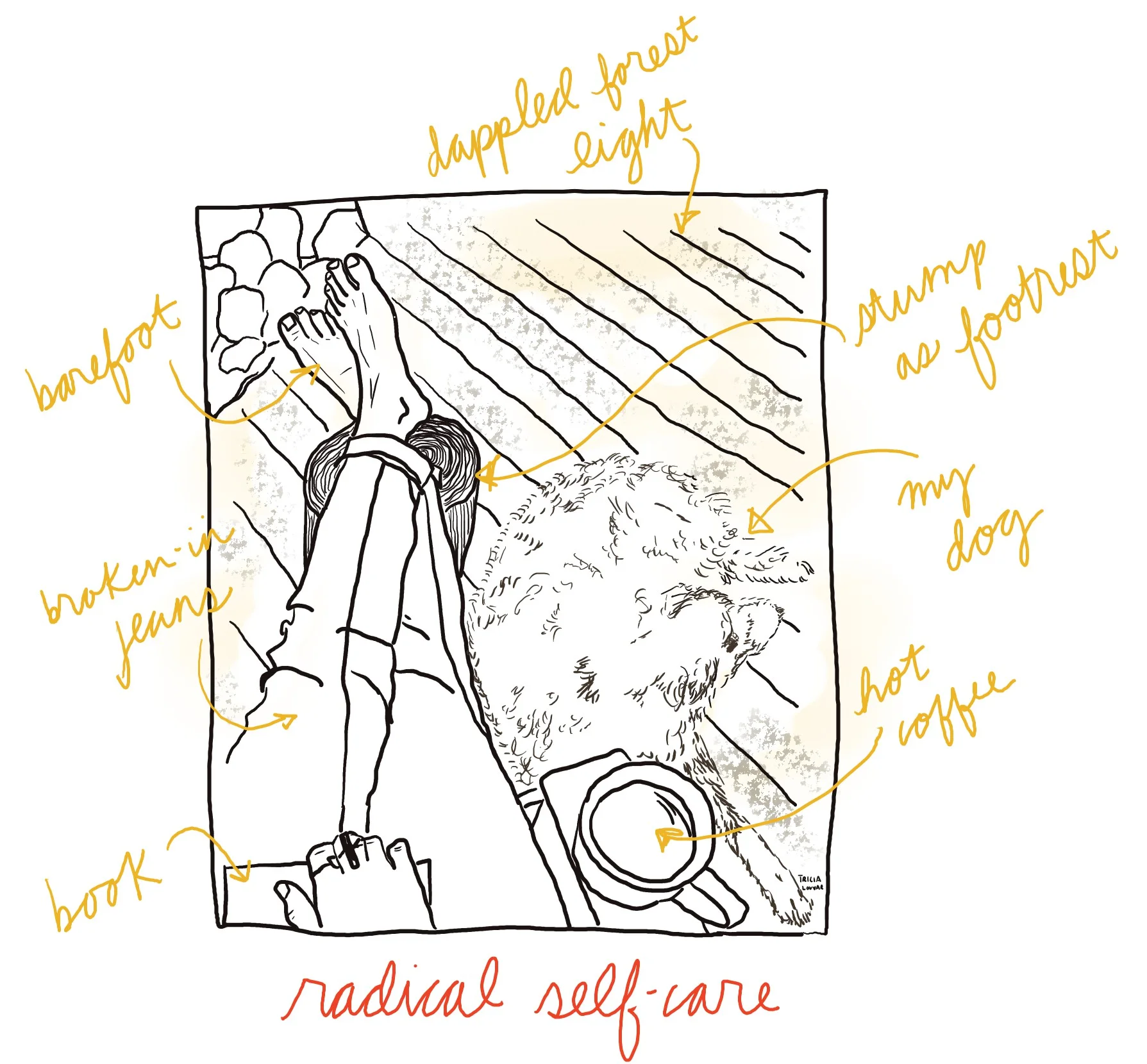 radical self-care: one scene. 2019