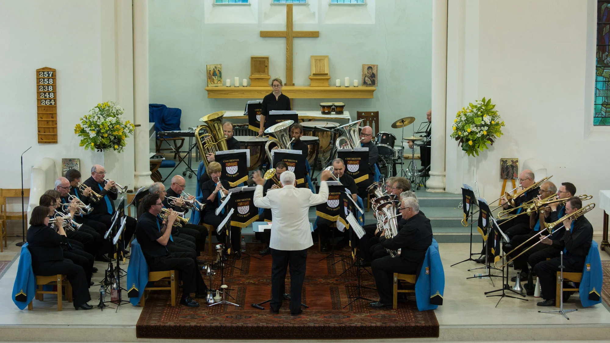 Ted Howard conducting Chichester City Band