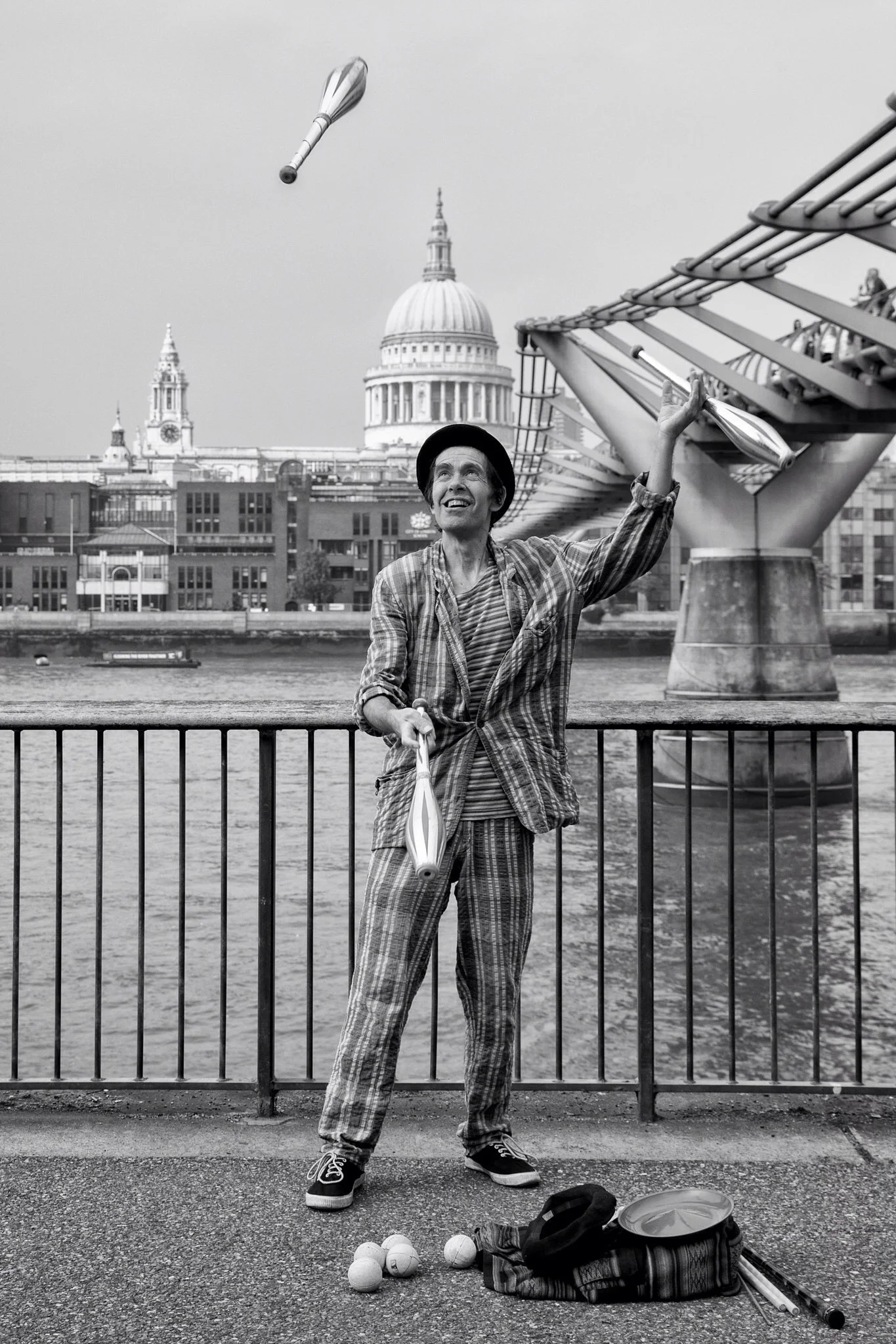 Another London street performer, this time beside the Millennium Bridge. This chap was an absolute joy to photograph.