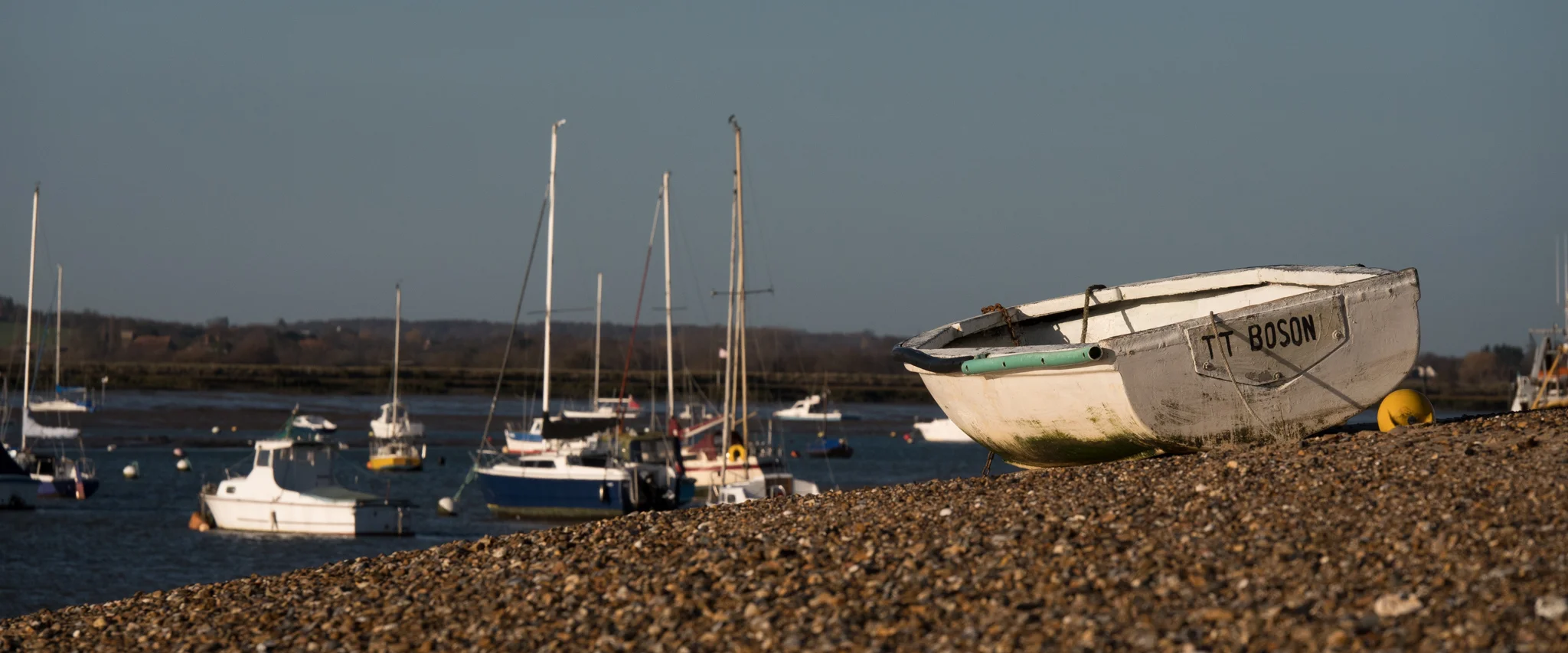 I couldn't help feeling this small boat, stranded high on the beach, was yearning to be in the water!