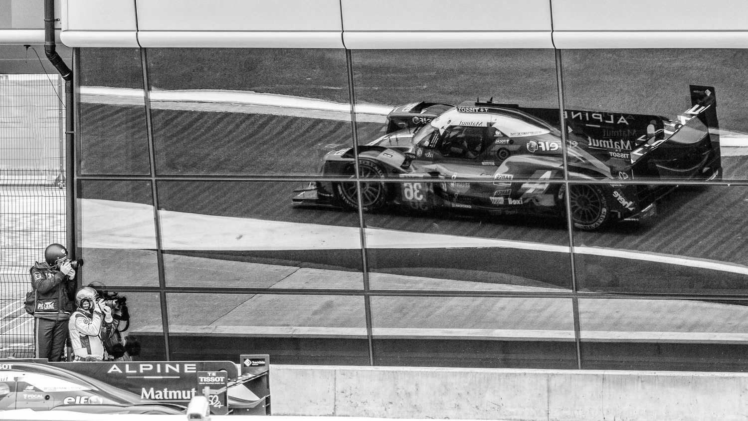 "Shooting a reflection"
