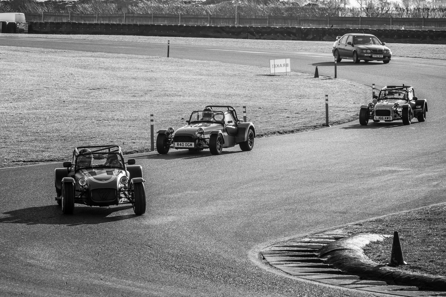 The mechanical shutter was more than fast enough to keep up with the cars on track at Snetterton