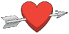 Heart pierced by arrow (shaded).png
