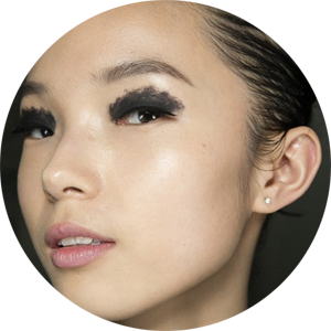 Eyes vs lashes @ Lanvin AW 2014