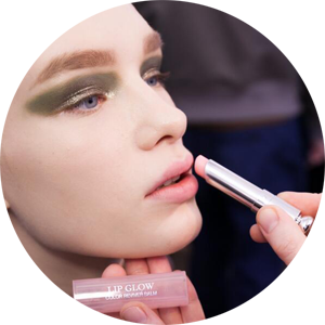 Dior Lip Glow was used to enhance the lips