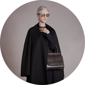 65-years-old Linda Rodin for Olsen sisters’ brand The Row
