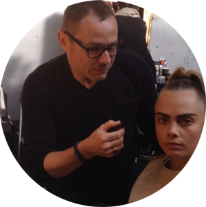 Tom and Cara on mascara