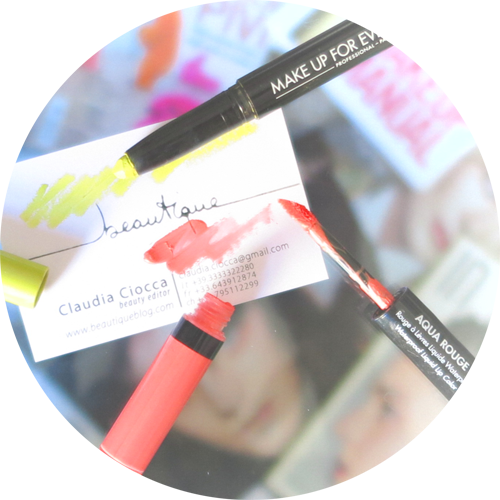 Aqua shadow e aqua rouge: the long-lasting make-up to impress