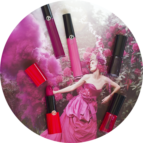 The beauty of Spring: Fuchsia Maharajah by Giorgio Armani 