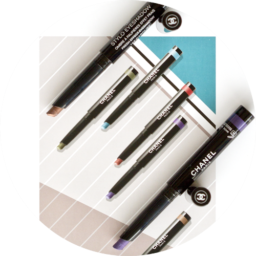 Stylo Eyeshadows in Campanule and Caroube