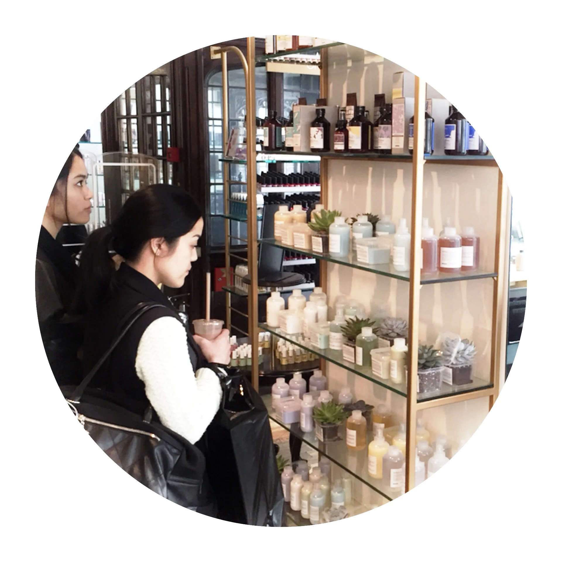 Davines hair care at Liberty London