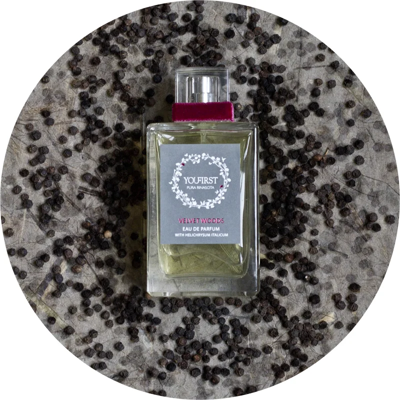 YouFirst Pura Rinascita niche scent eau de parfum body cream scented candle fig poudre velvet woods spices bouquet