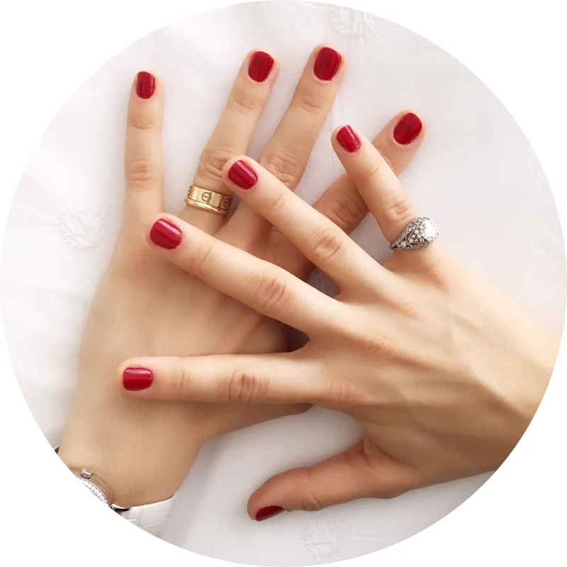 Deborah Lippman Lady is a Tramp, a beautiful deep red