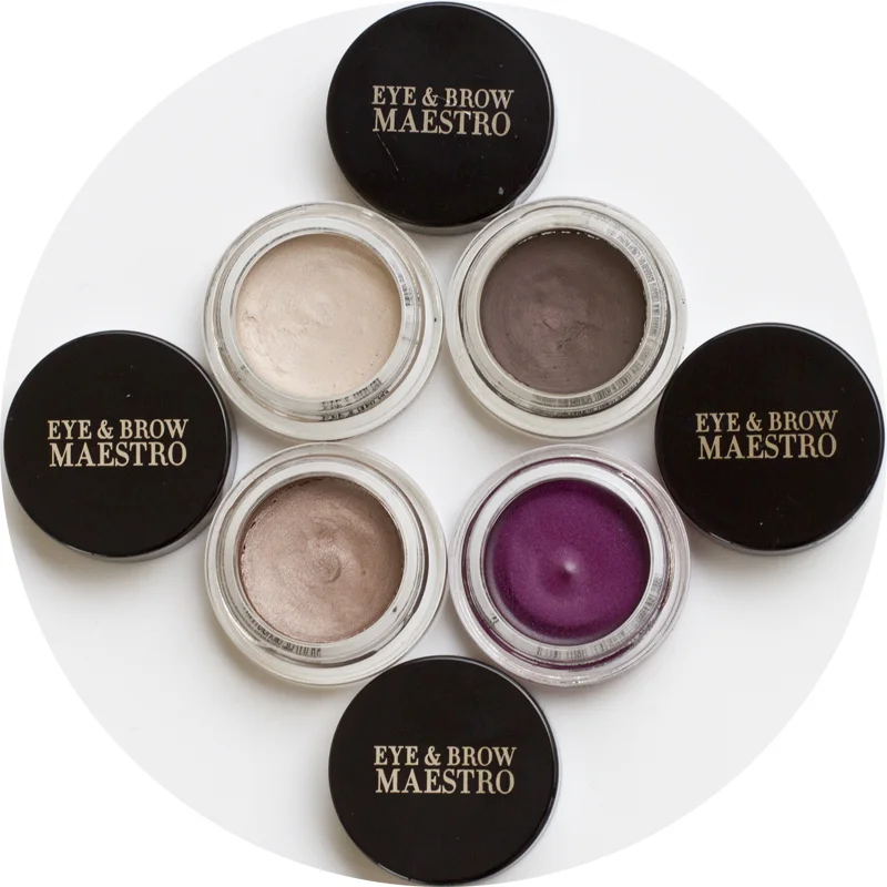 From top, clockwise: Platinum, Wenge Wood, Auburn and Plum.