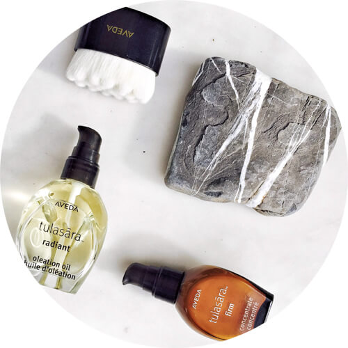 Aveda Tulasāra™ Radiant Awakening Ritual - dry brush and Oleation Oil-beautique blog.jpg