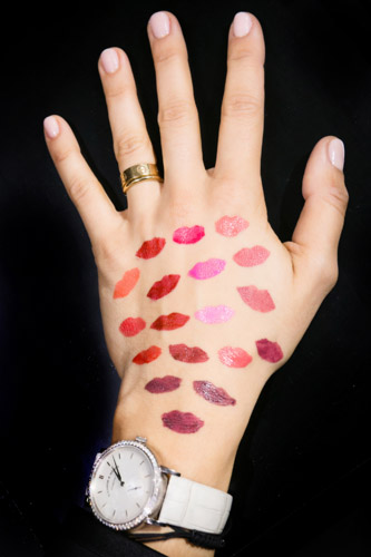 Giorgio Armani Beauty - Lip Magnet swatches